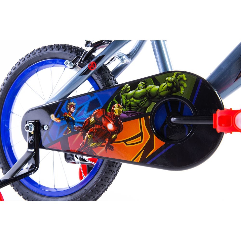 Bicicleta cu roti ajutatoare, Huffy, Marvel Avengers, 16 inch