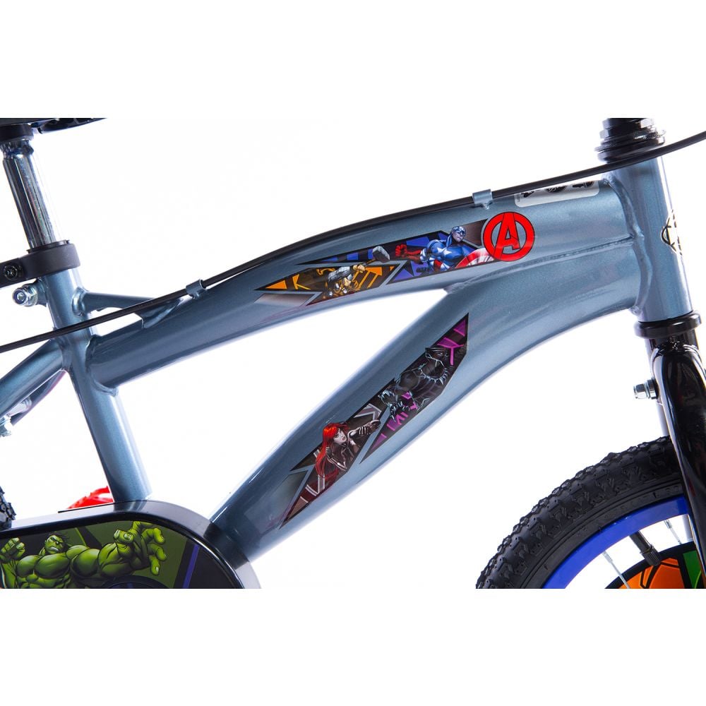 Bicicleta cu roti ajutatoare, Huffy, Marvel Avengers, 16 inch