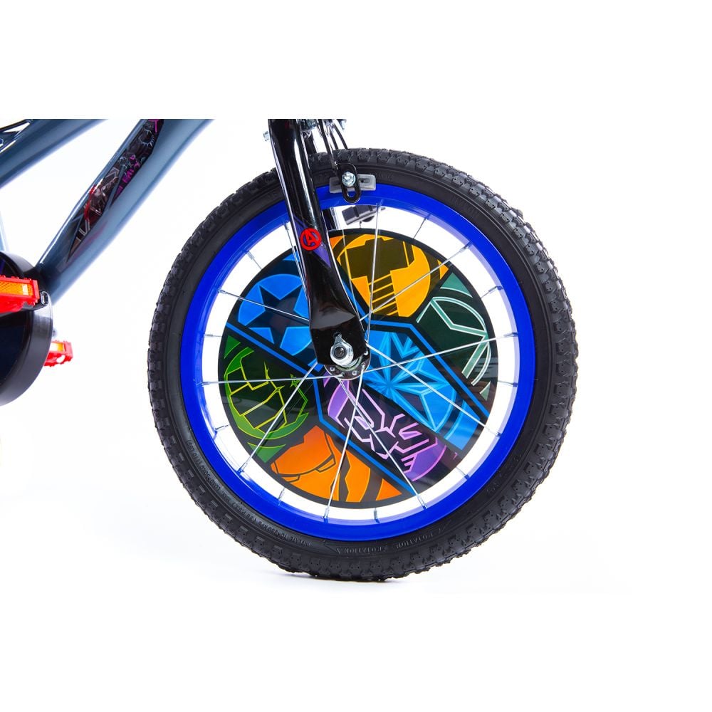 Bicicleta cu roti ajutatoare, Huffy, Marvel Avengers, 16 inch