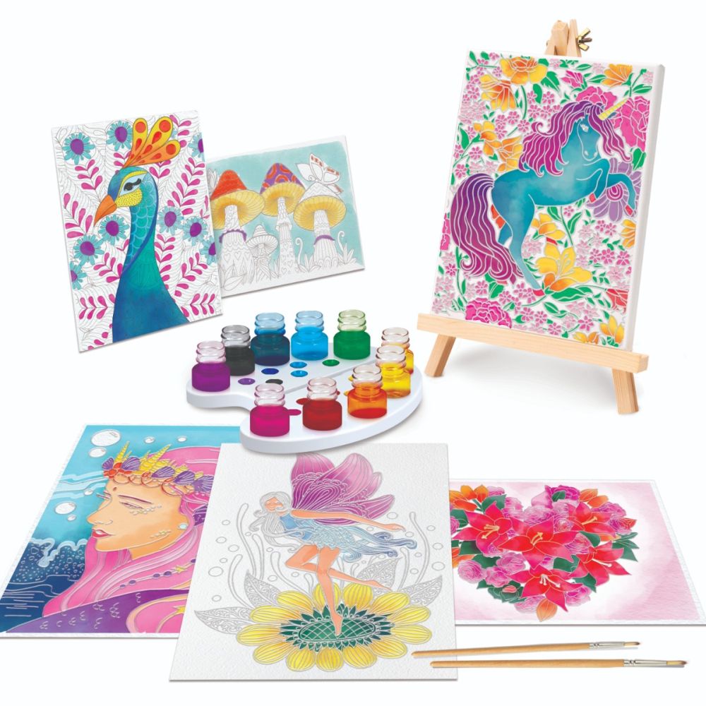 Set de pictura, Happi Hobbi, Atelierul de pictura, Aquarelle, Unicorn