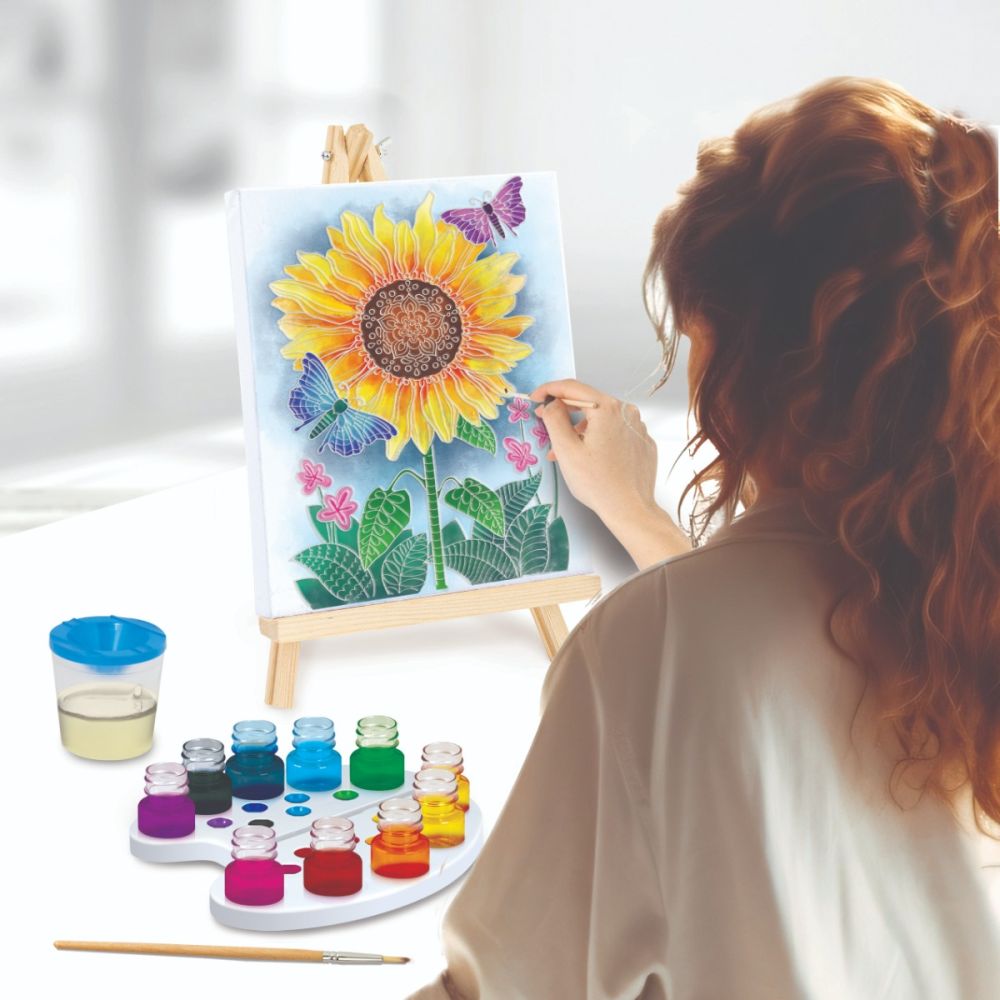 Set de pictura, Happi Hobbi, Atelierul de pictura, Aquarelle, Floarea Soarelui