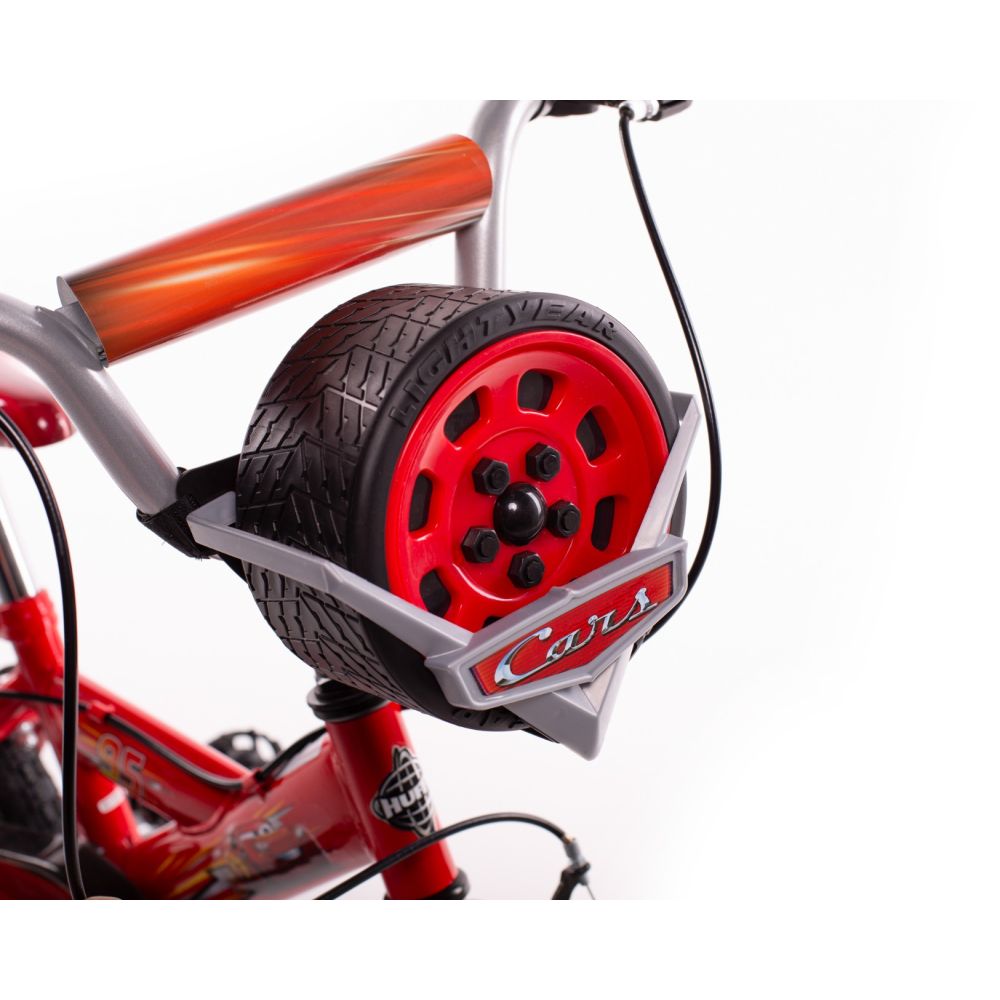 Bicicleta cu roti ajutatoare, Huffy, Disney Cars, 12 inch