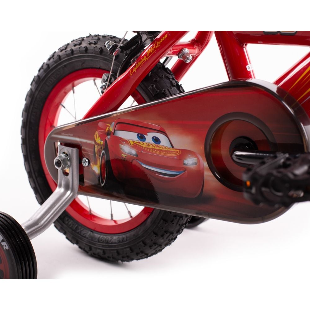 Bicicleta cu roti ajutatoare, Huffy, Disney Cars, 12 inch