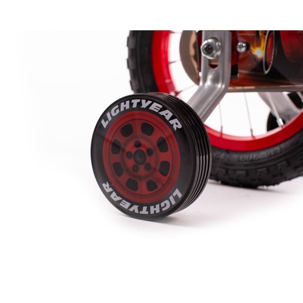Bicicleta cu roti ajutatoare, Huffy, Disney Cars, 12 inch