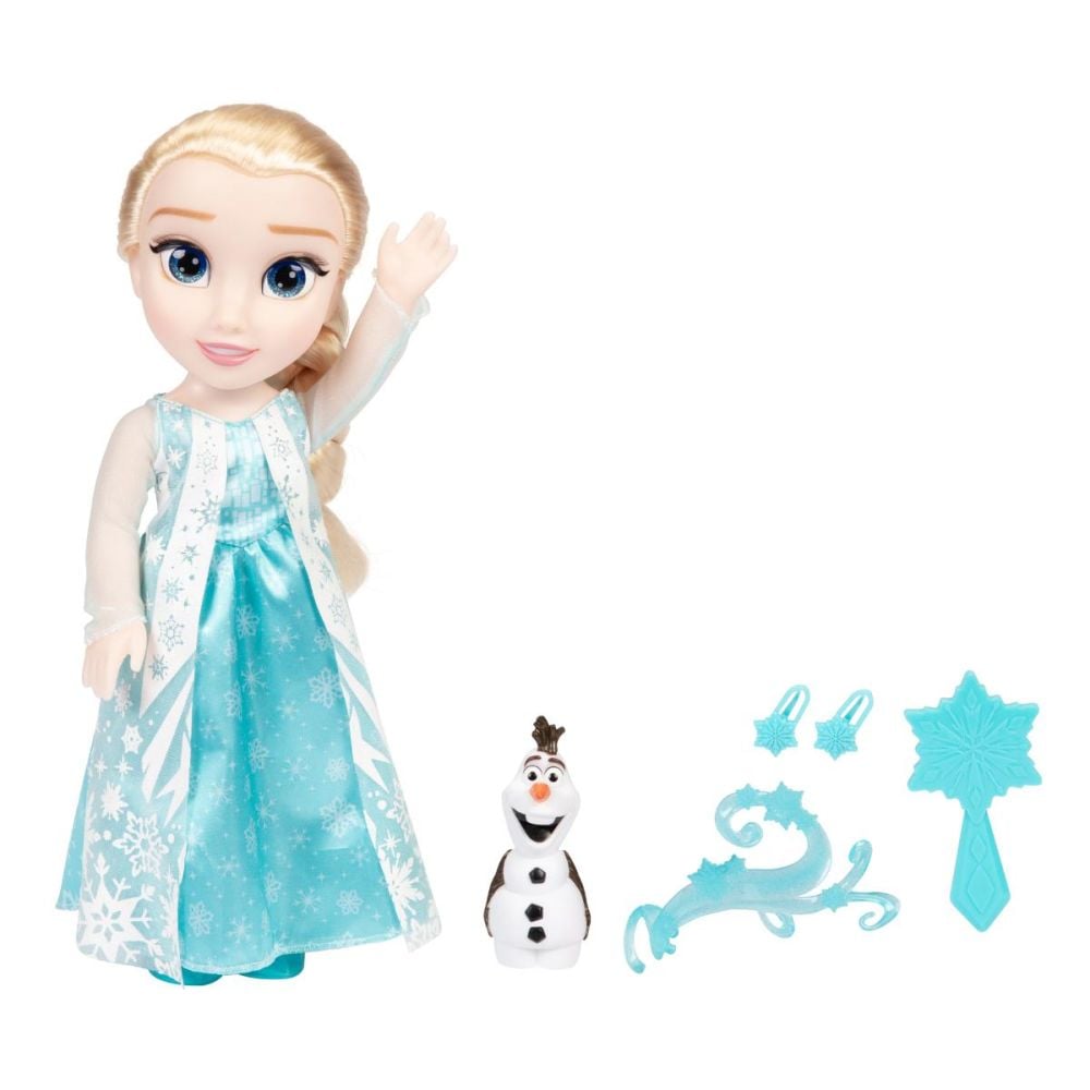 Papusa cu sunete, Disney Frozen, Elsa, 38 cm