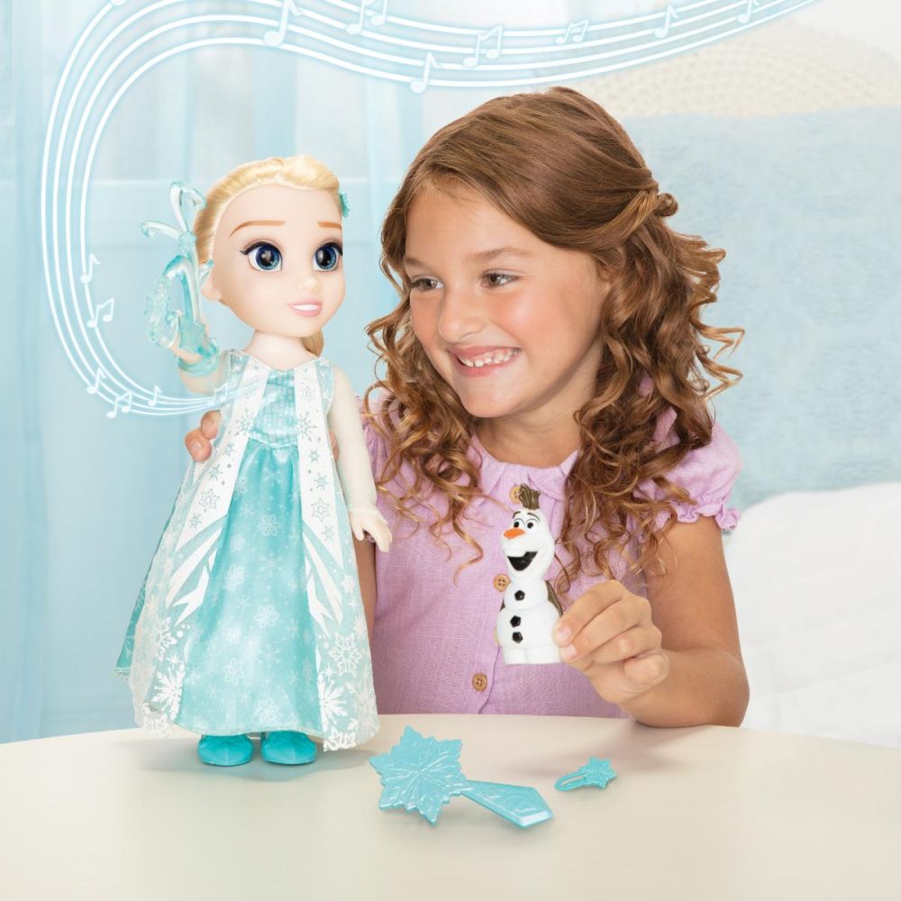 Papusa cu sunete, Disney Frozen, Elsa, 38 cm