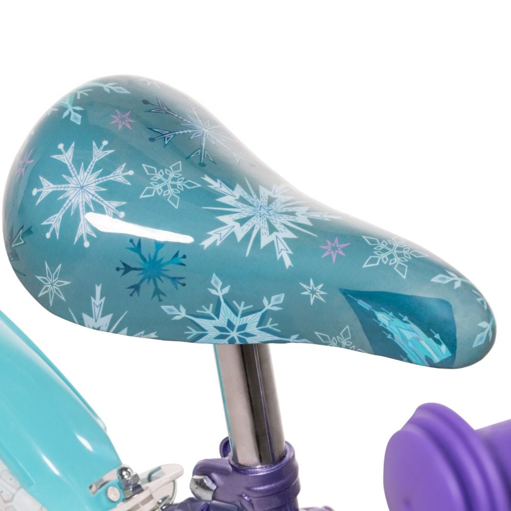 Bicicleta cu roti ajutatoare, Huffy, Disney Frozen, 12 inch, Mov