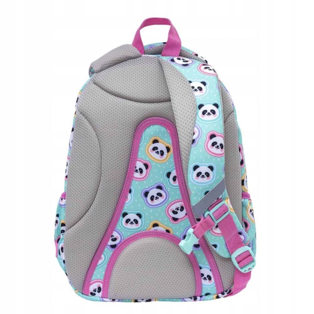 Ghiozdan cu 3 compartimente, AstraBag, Panda