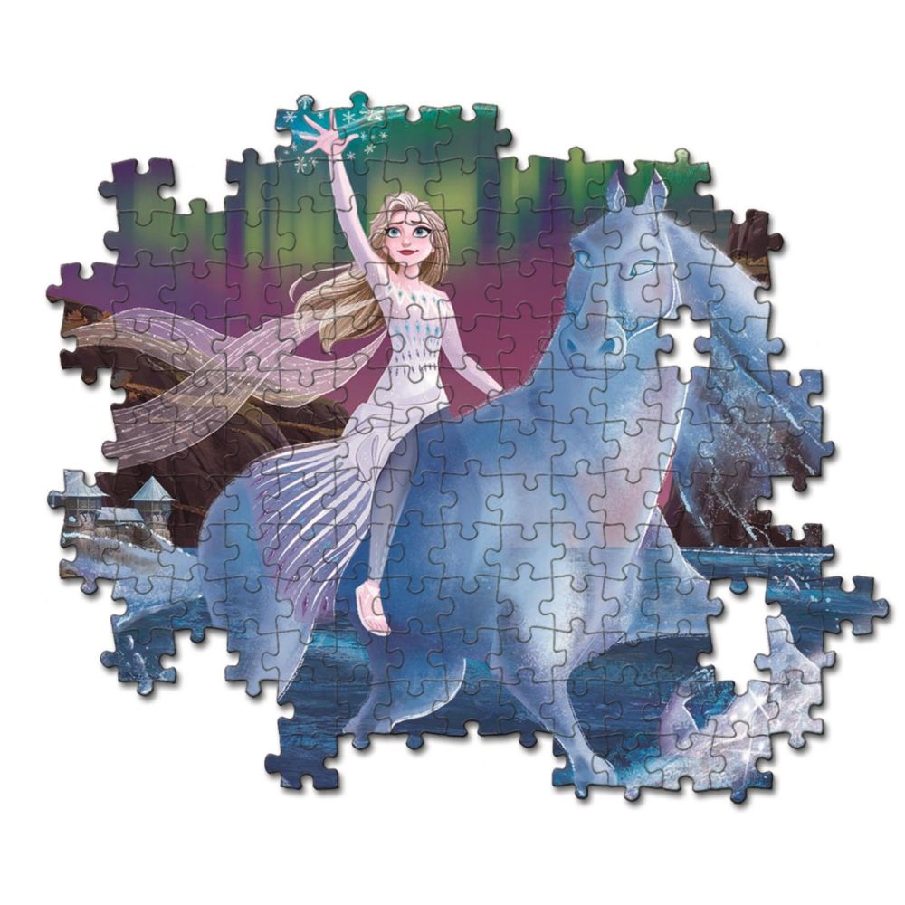 Puzzle Clementoni Disney Frozen Glowing, 104 piese