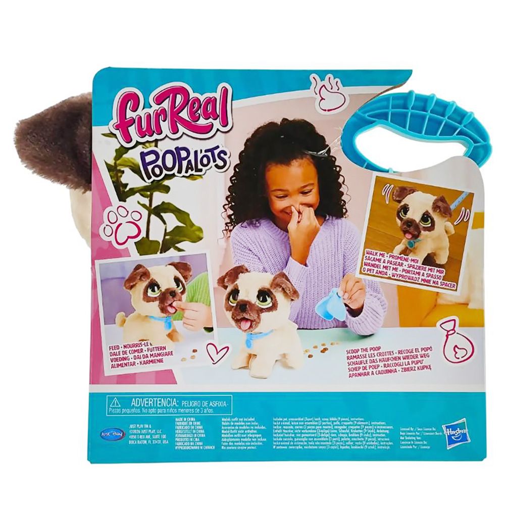 Jucarie de plus interactiva, FurReal, Poop-a-Lots Pug