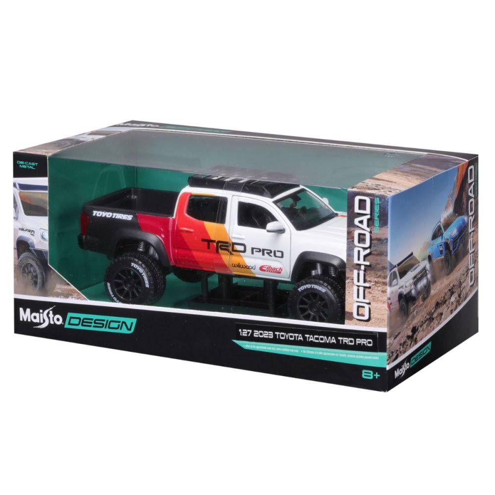 Masina din metal, Maisto, Off-Road Series, 2023 Toyota Tacoma TRD Pro, 1:27