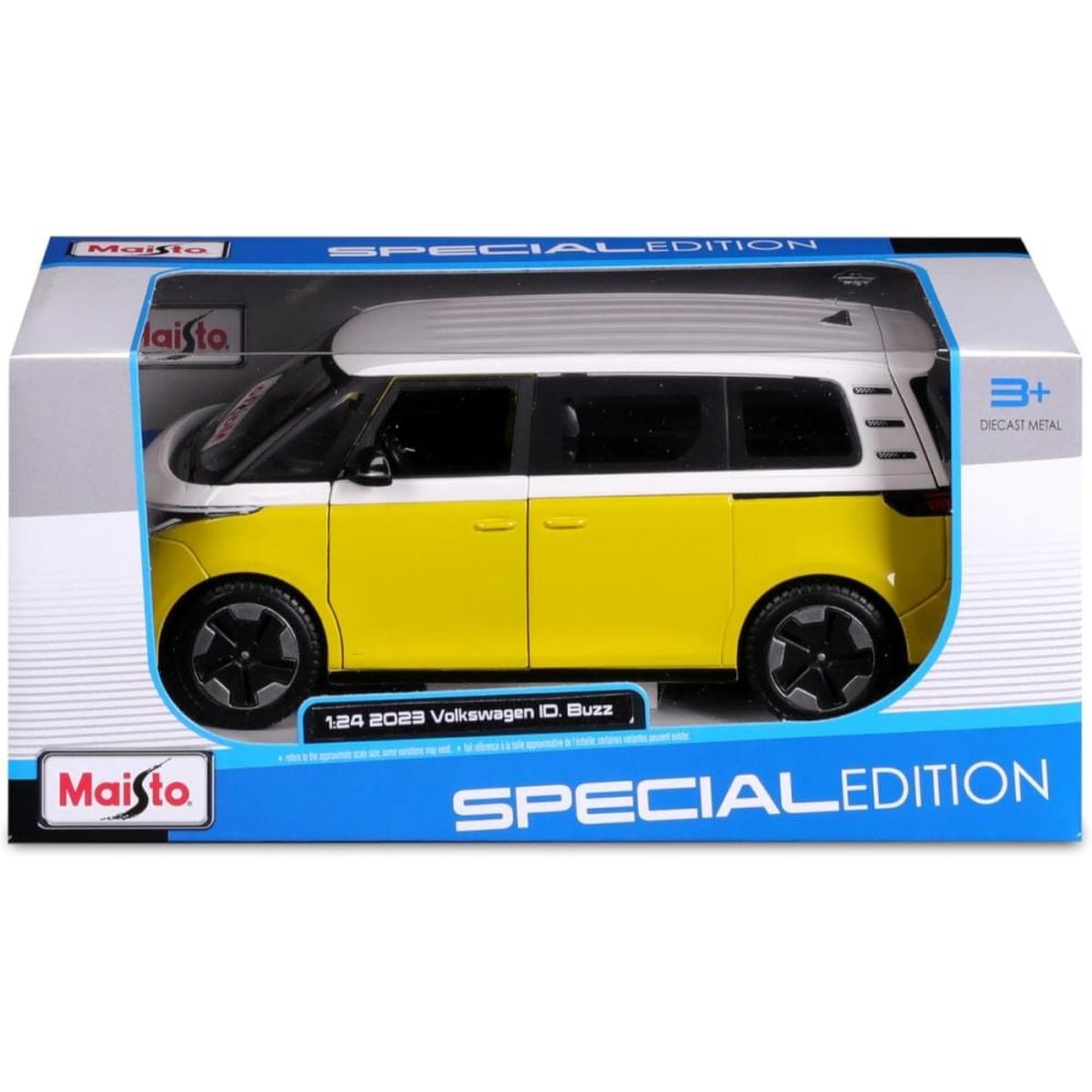 Masinuta metalica, Maisto, Volkswagen ID Buzz, Galben, 1:24 | Noriel