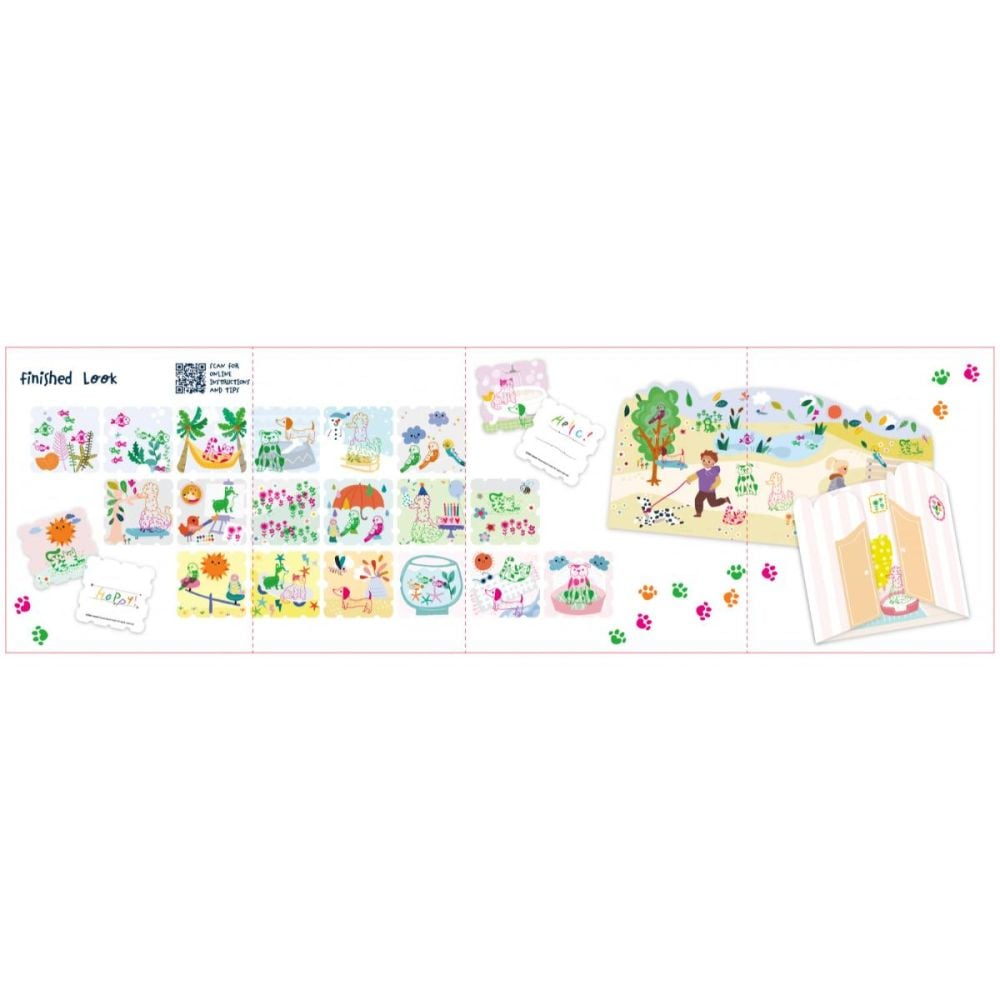 Set portabil de stampile, Avenir, Haku Yoka, Animalutele mele dragi