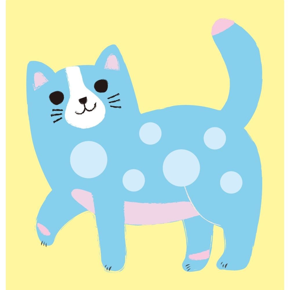 Set creativ dezlipeste, lipeste, joaca-te, Avenir, Dots4Fun, Animale de companie