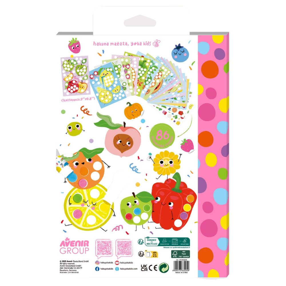 Carte de colorat, Avenir, Dots4Fun, Alimente
