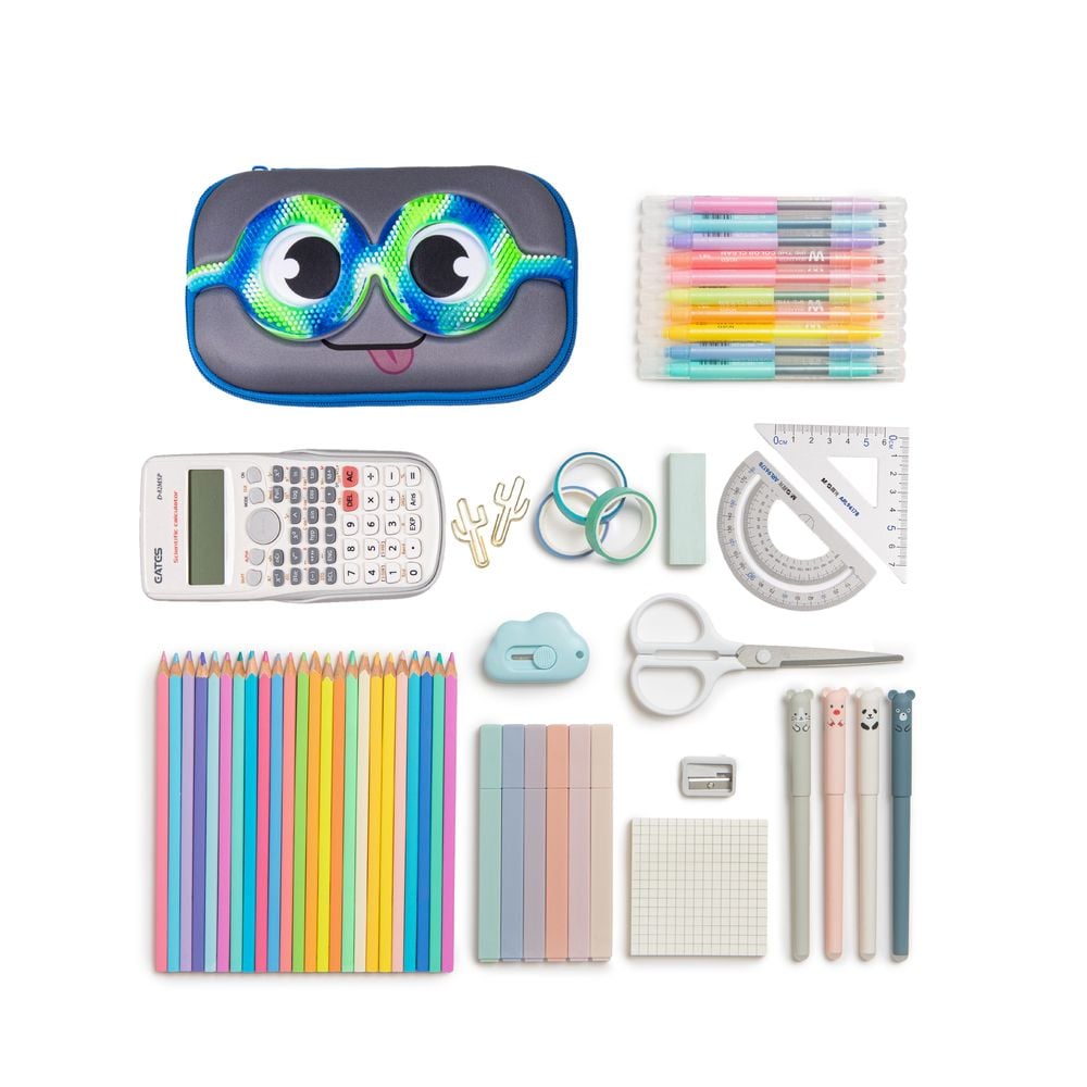Penar cu fermoar, Zipit, Sensory Storage Box, Green Eyes