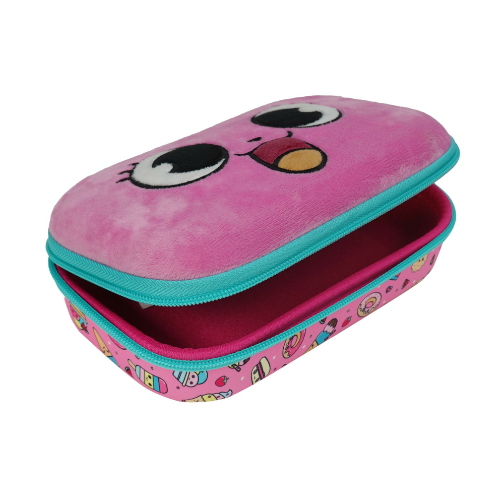 Penar cu fermoar, Zipit, Fur Creature Box, Pink