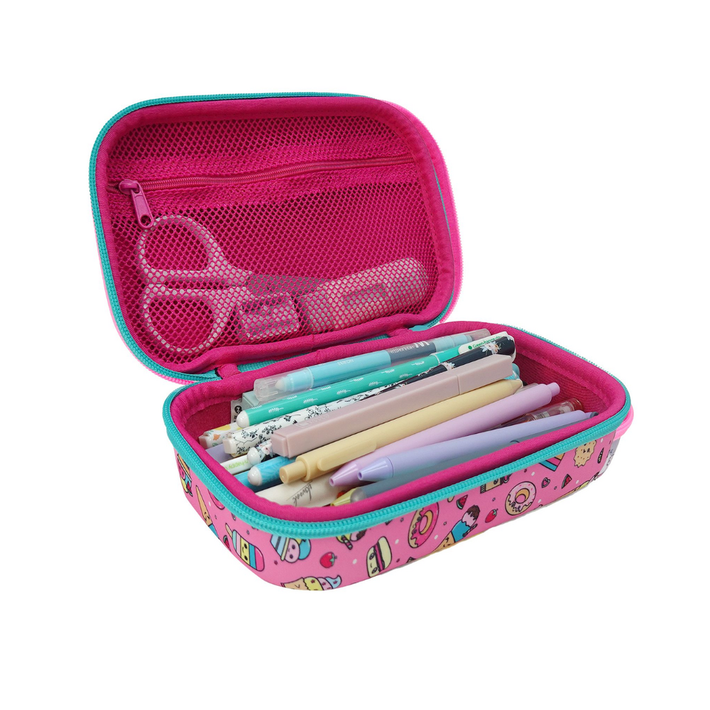 Penar cu fermoar, Zipit, Fur Creature Box, Pink