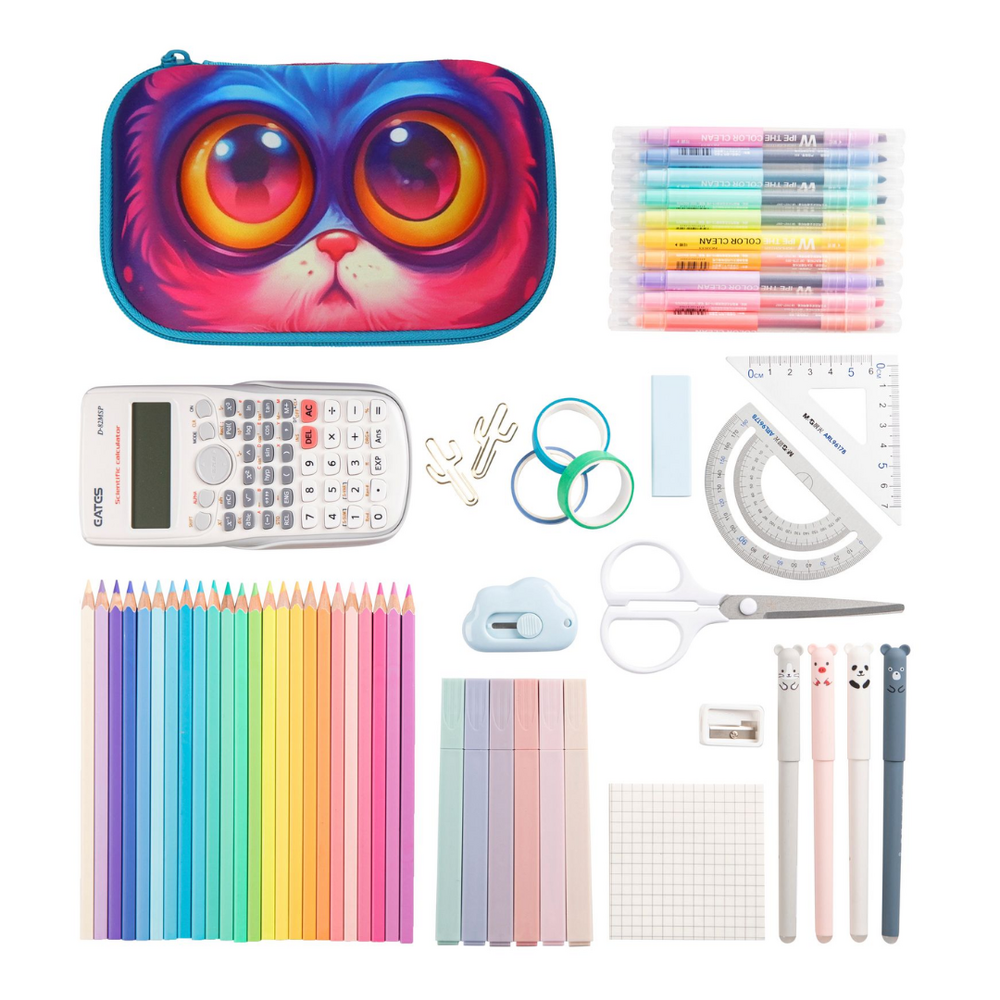 Penar cu fermoar, Zipit, Creatures Storage Box, Cute Cat