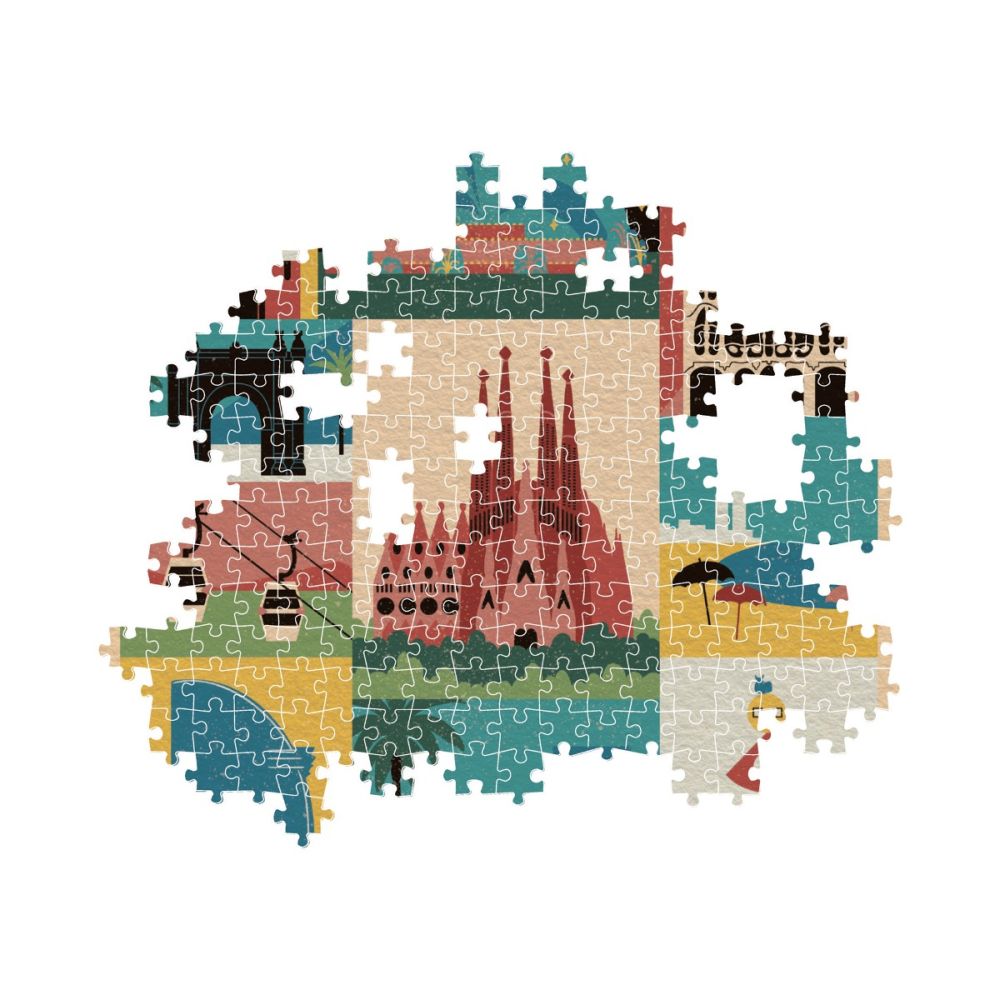 Puzzle Clementoni, Style in the City Barcelona, 1000 piese