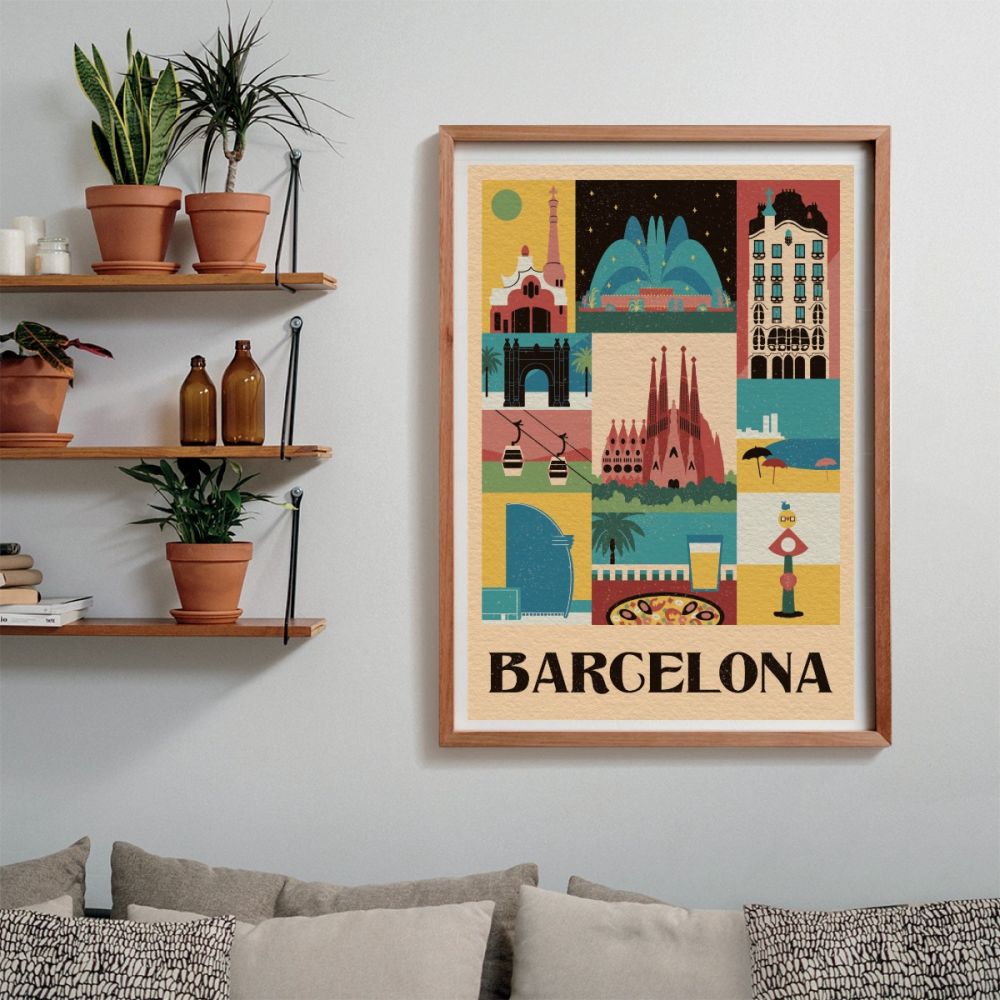 Puzzle Clementoni, Style in the City Barcelona, 1000 piese