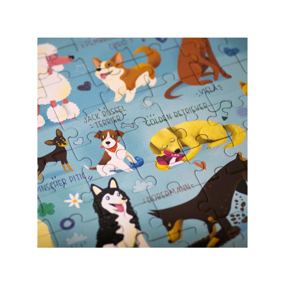 Puzzle Mimorello, Lumea Cainilor, 120 piese