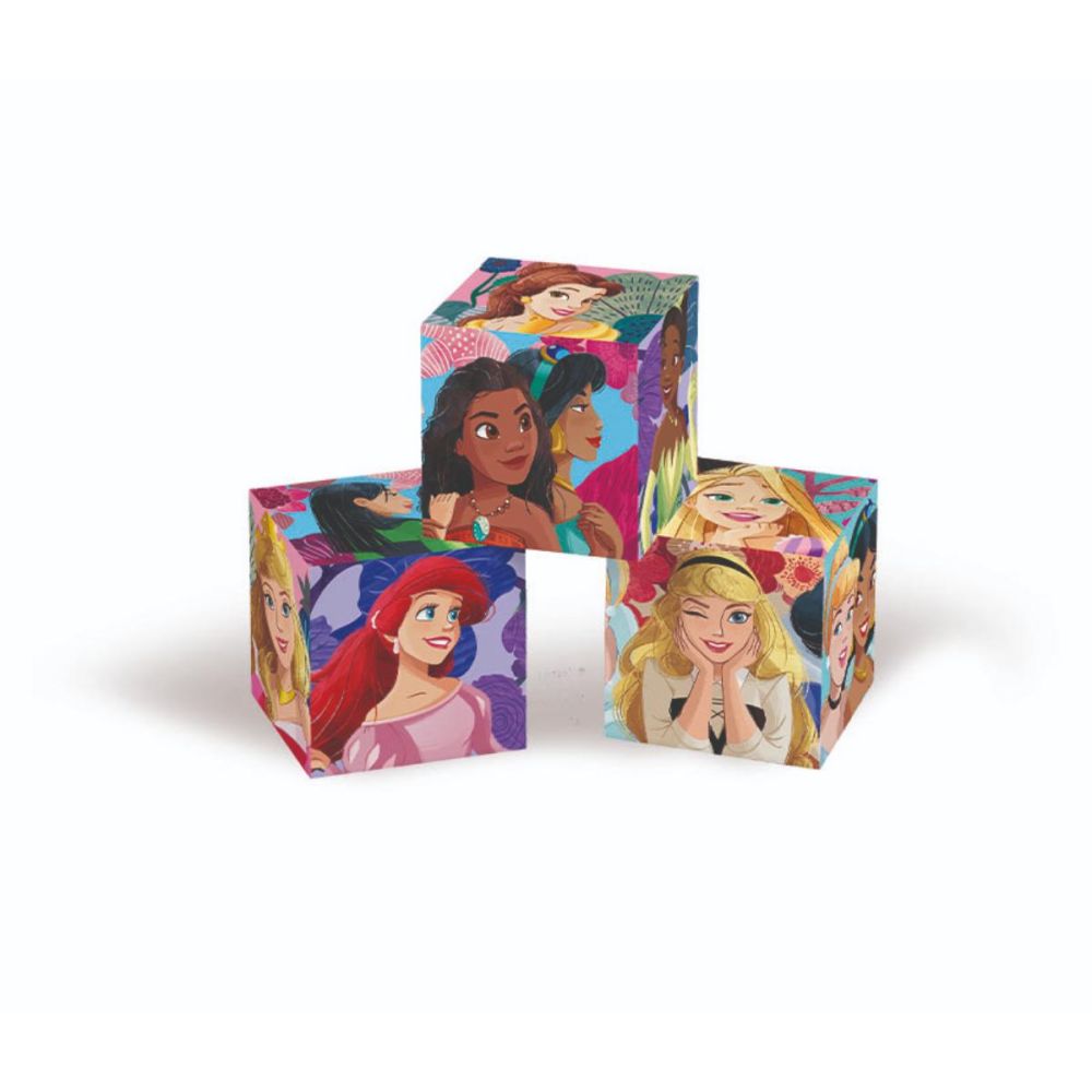 Puzzle Clementoni, Disney Princess, 6 cuburi