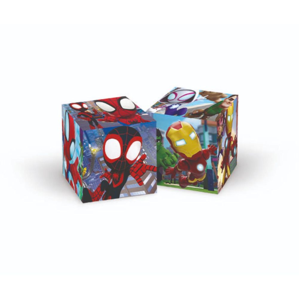 Puzzle Clementoni, Spidey si Prietenii sai Fantastici, 6 cuburi