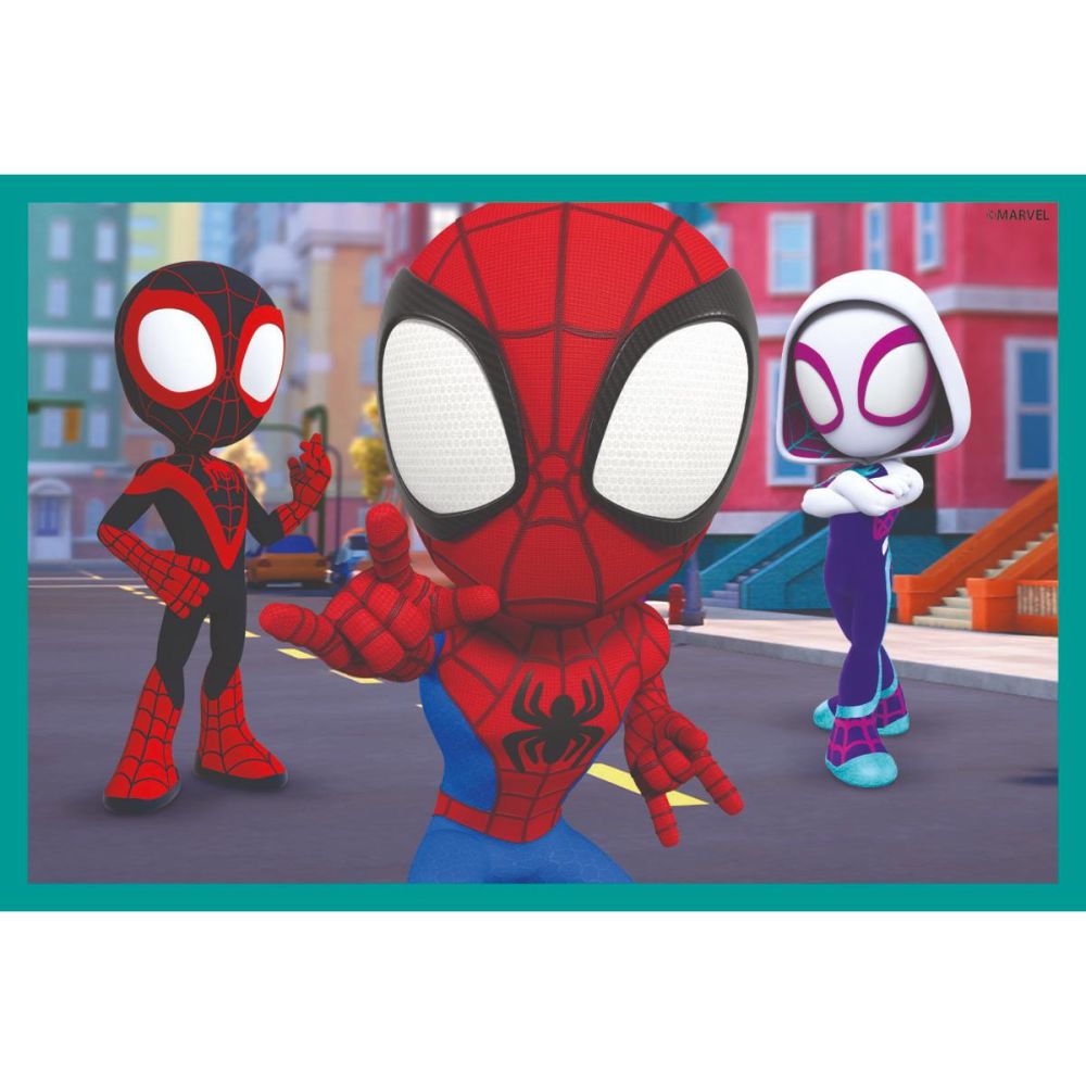 Puzzle Clementoni, Spidey si Prietenii sai Fantastici, 6 cuburi