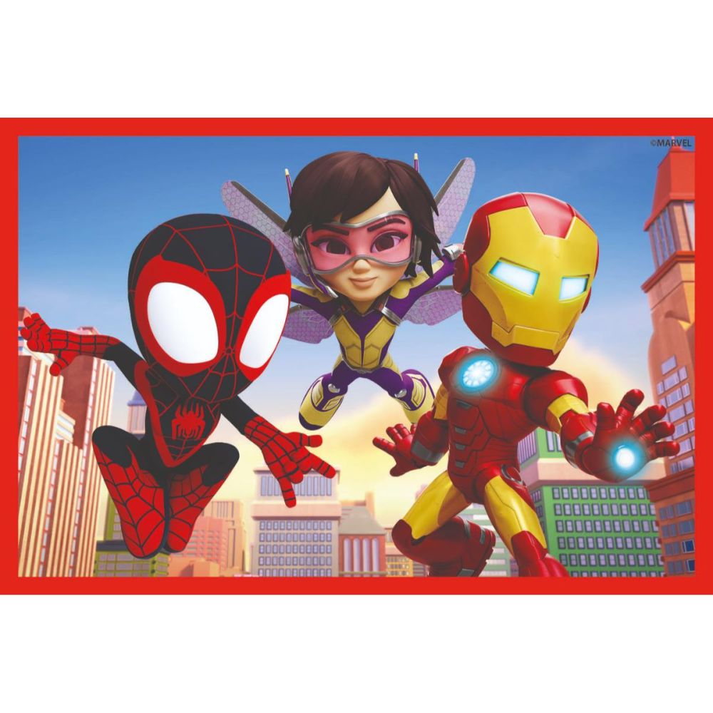Puzzle Clementoni, Spidey si Prietenii sai Fantastici, 6 cuburi