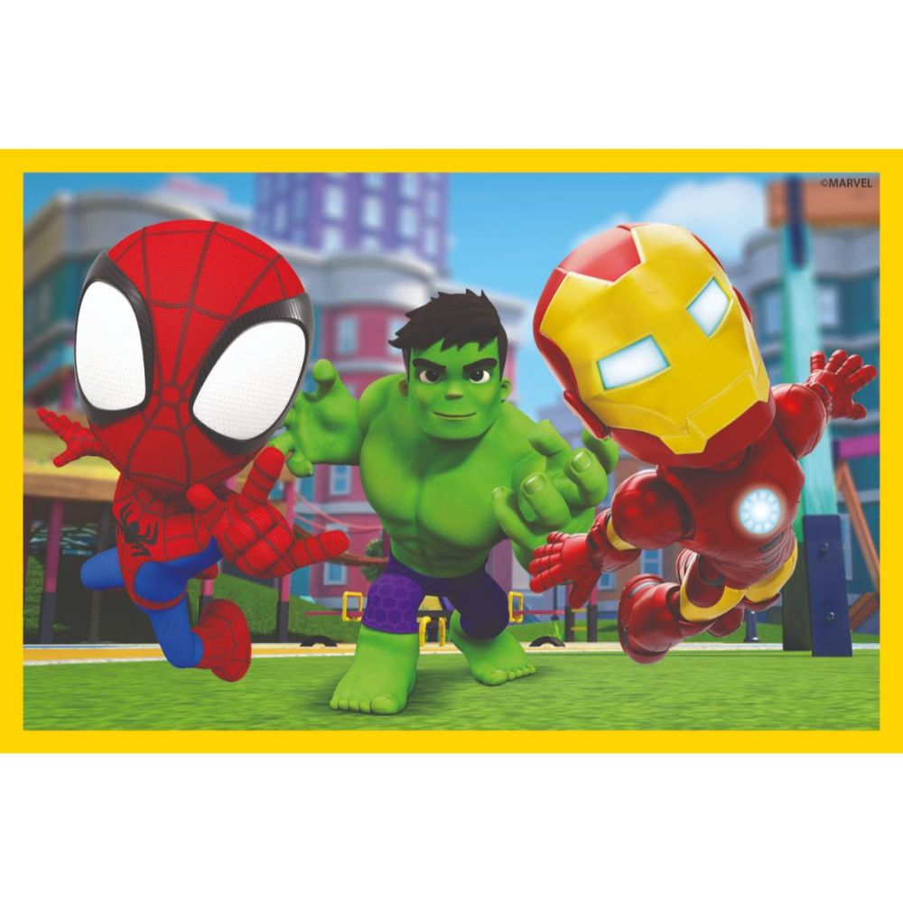 Puzzle Clementoni, Spidey si Prietenii sai Fantastici, 6 cuburi