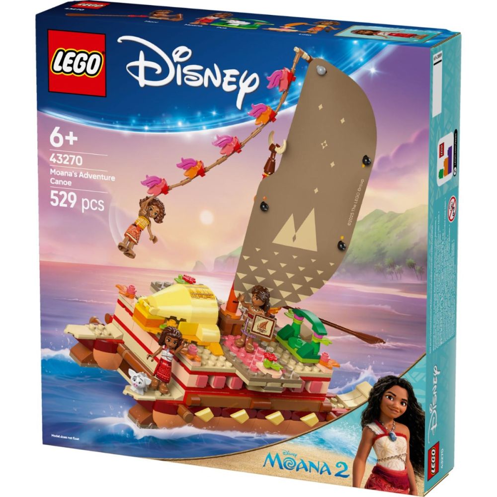 LEGO® Disney Princess - Canoea de aventura a Moanei (43270)