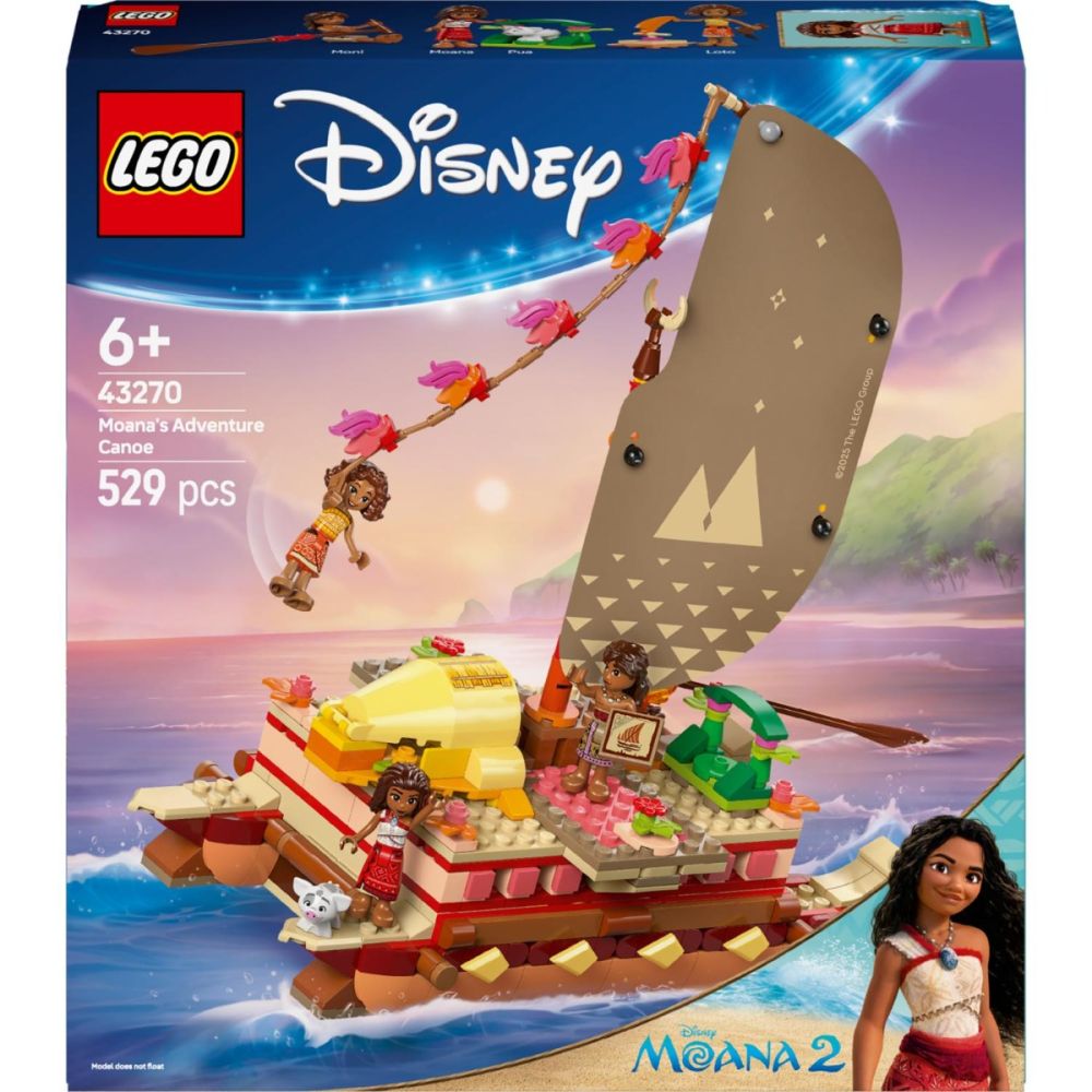 LEGO® Disney Princess - Canoea de aventura a Moanei (43270)