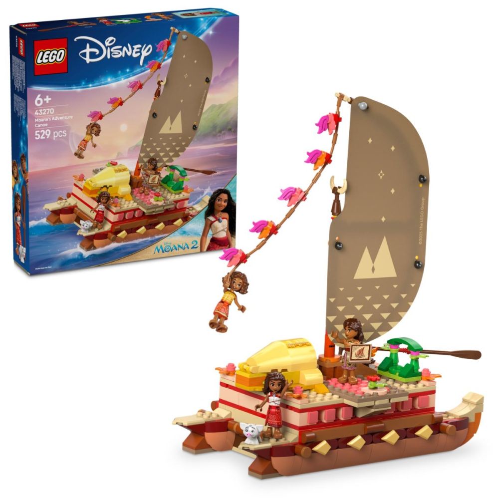 LEGO® Disney Princess - Canoea de aventura a Moanei (43270)