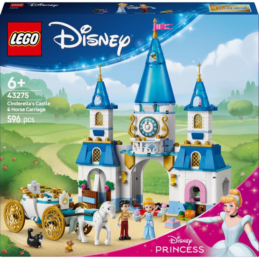 LEGO® Disney Princess - Castelul si caleasca Cenusaresei (43275