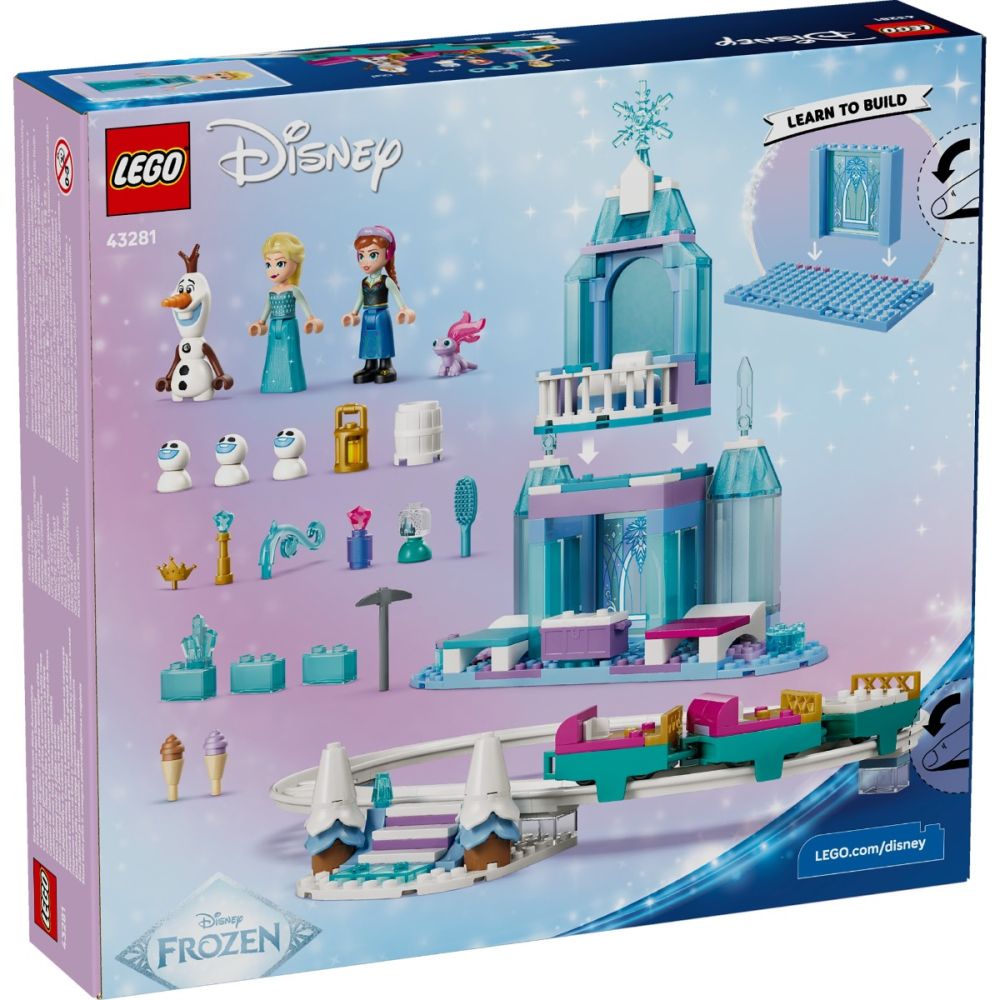 LEGO® Disney Princess - Aventura cu sania pe sine la castelul de gheata al Elsei (43281)