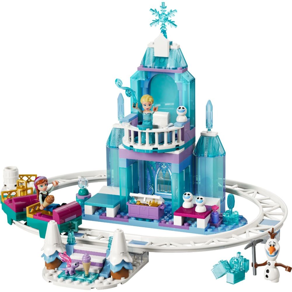 LEGO® Disney Princess - Aventura cu sania pe sine la castelul de gheata al Elsei (43281)