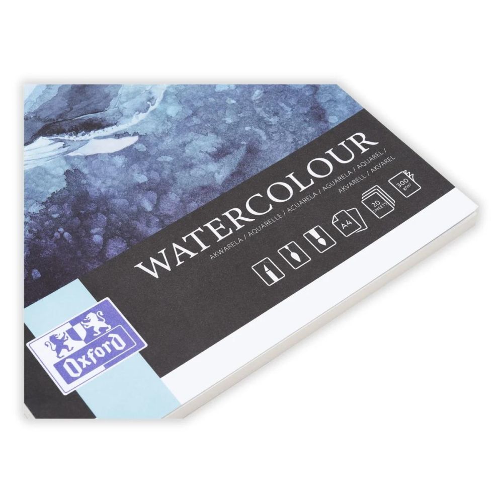 Bloc desen A4 Watercolour, Herlitz, Oxford Colectia Artistic, 20 file