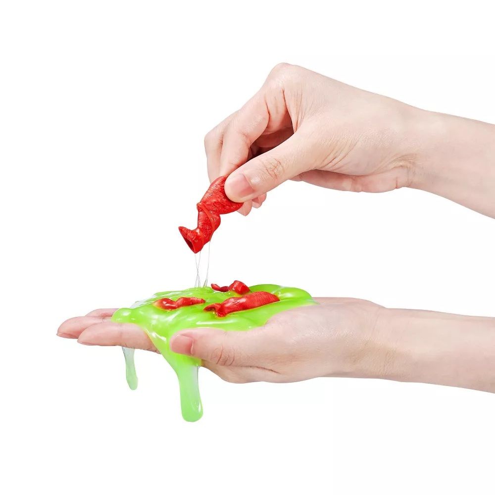 Figurina surpriza in ou, Smashers, Dino Jurassic Light-Up, Rosu