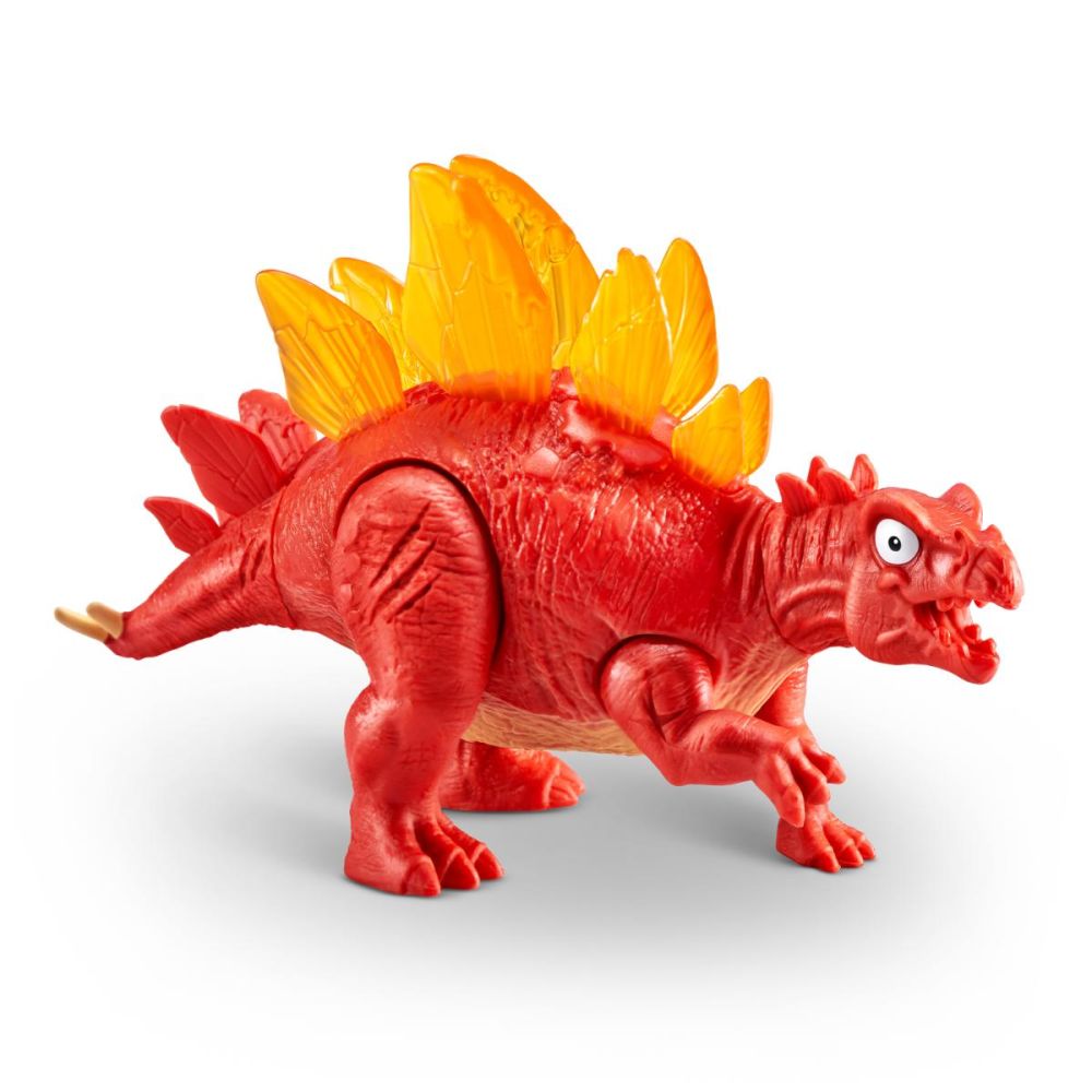 Figurina surpriza in ou, Smashers, Dino Jurassic Light-Up, Rosu