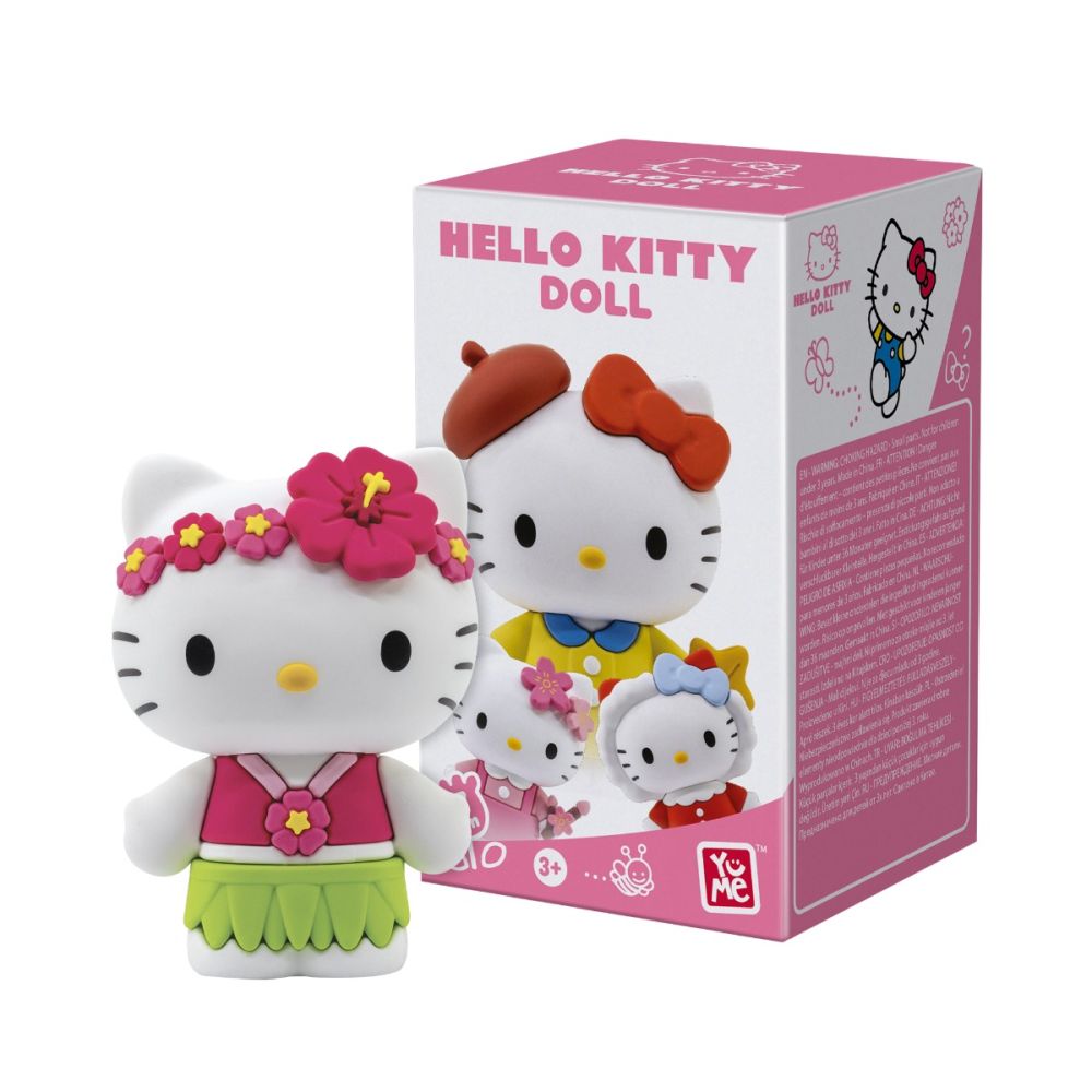 Mini figurina surpriza, Yume, Seria Four seasons, Hello Kitty, 7 cm