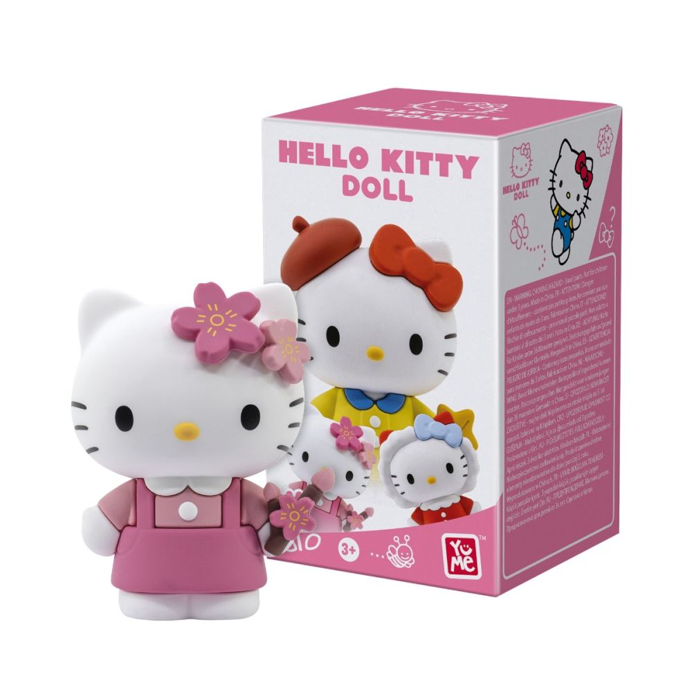 Mini figurina surpriza, Yume, Seria Four seasons, Hello Kitty, 7 cm