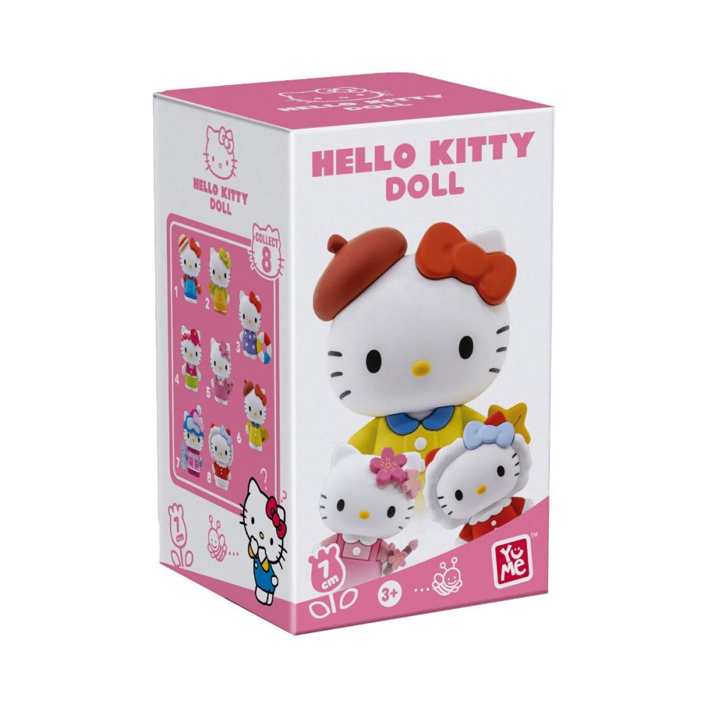 Mini figurina surpriza, Yume, Seria Four seasons, Hello Kitty, 7 cm