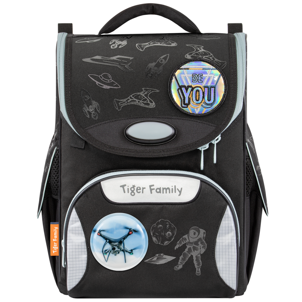 Ghiozdan neechipat, Tiger Family, Nature Quest, Space Vision, Go Ocean