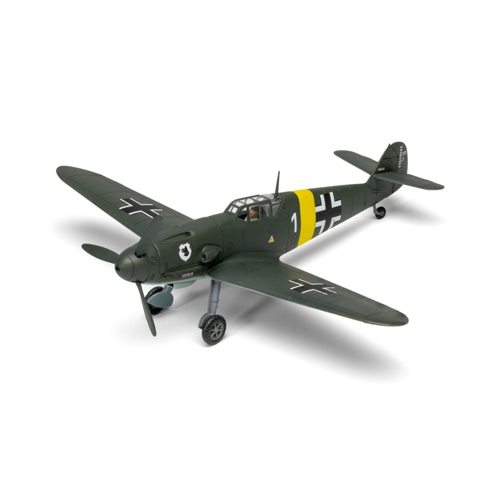 Set de constructie, Airfix Starter Set, Messerschmitt Bf109F-4, 30 piese