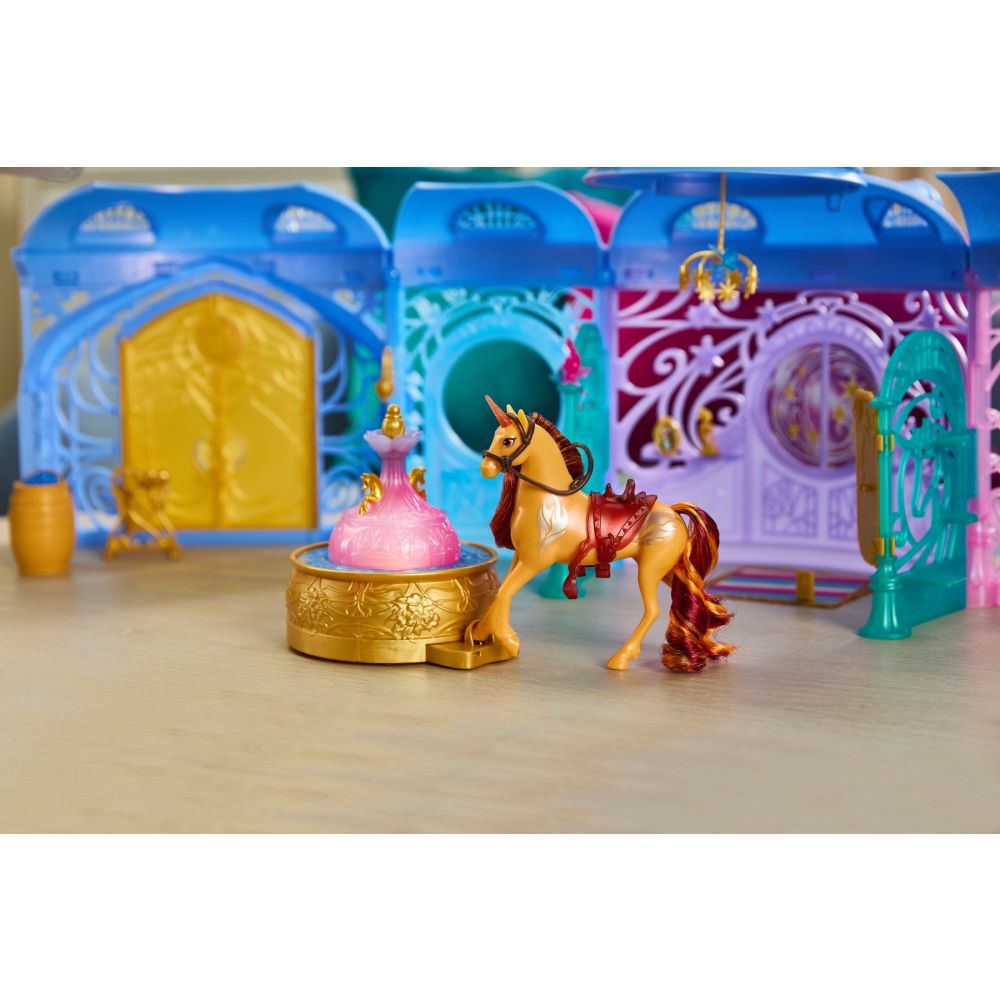 Set de joaca cu lumini si sunete, Unicorn Academy, Starglow Fountain & Stable