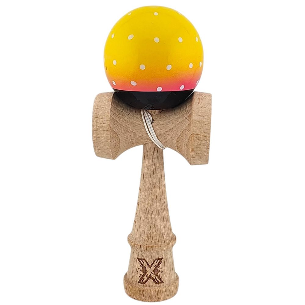 Jucarie de indemanare din lemn, Kendama X, Super Sticky, 18 cm Jucarie de indemanare din lemn, Kendama X, Super Sticky, 18 cm