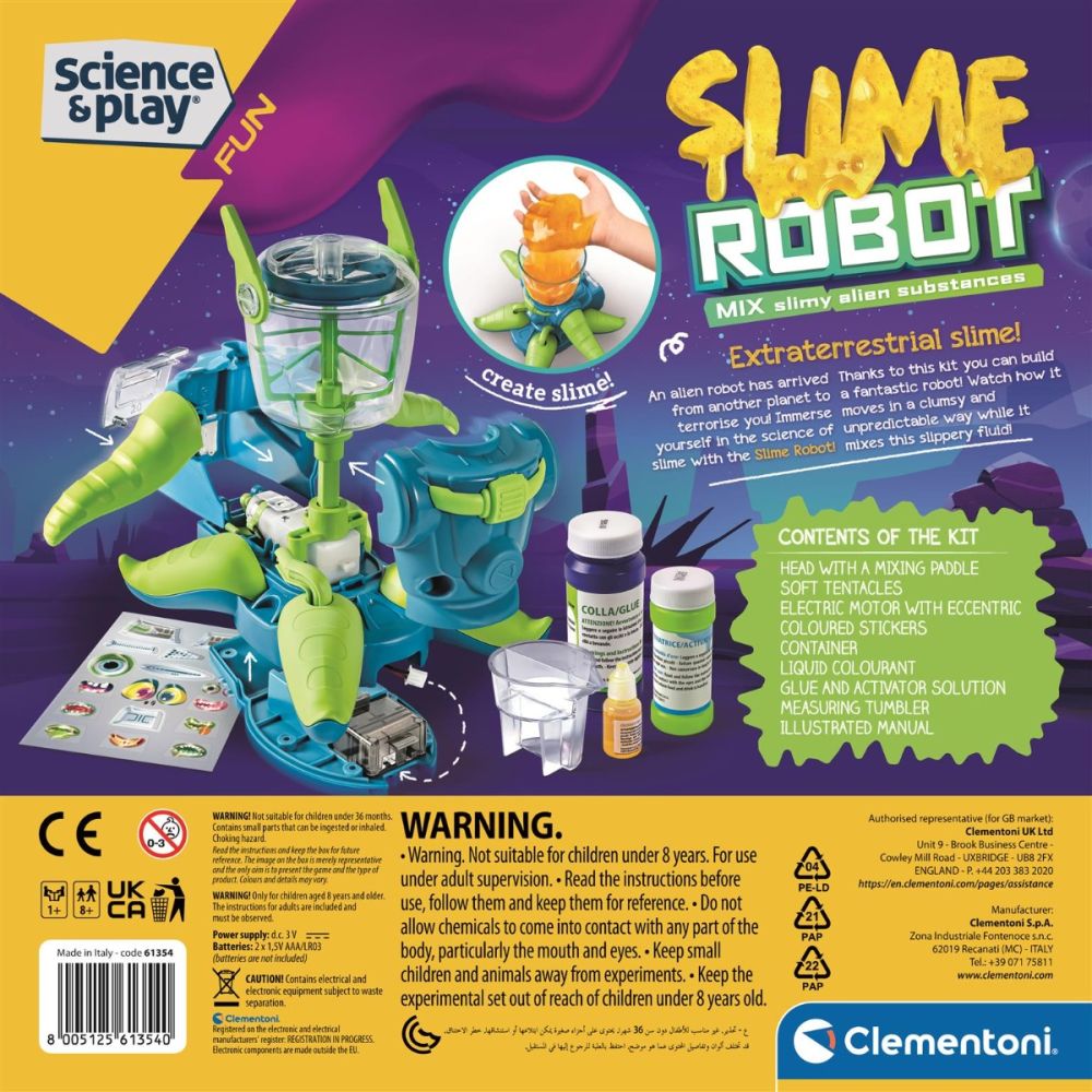 Set de joaca educativ Clementoni - Slime Robot