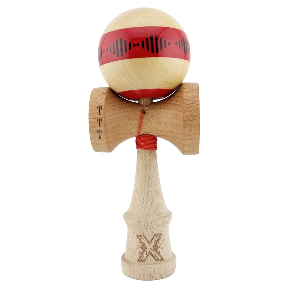 ※ kyu10 Jucarie de indemanare din lemn, Kendama X, Frequency Flippy, Super