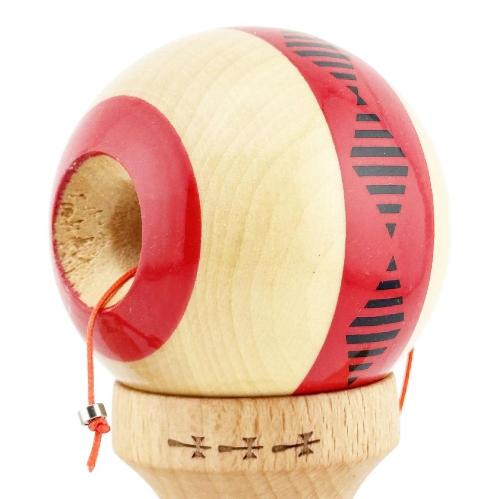 Jucarie de indemanare din lemn, Kendama X, Frequency Flippy, Super